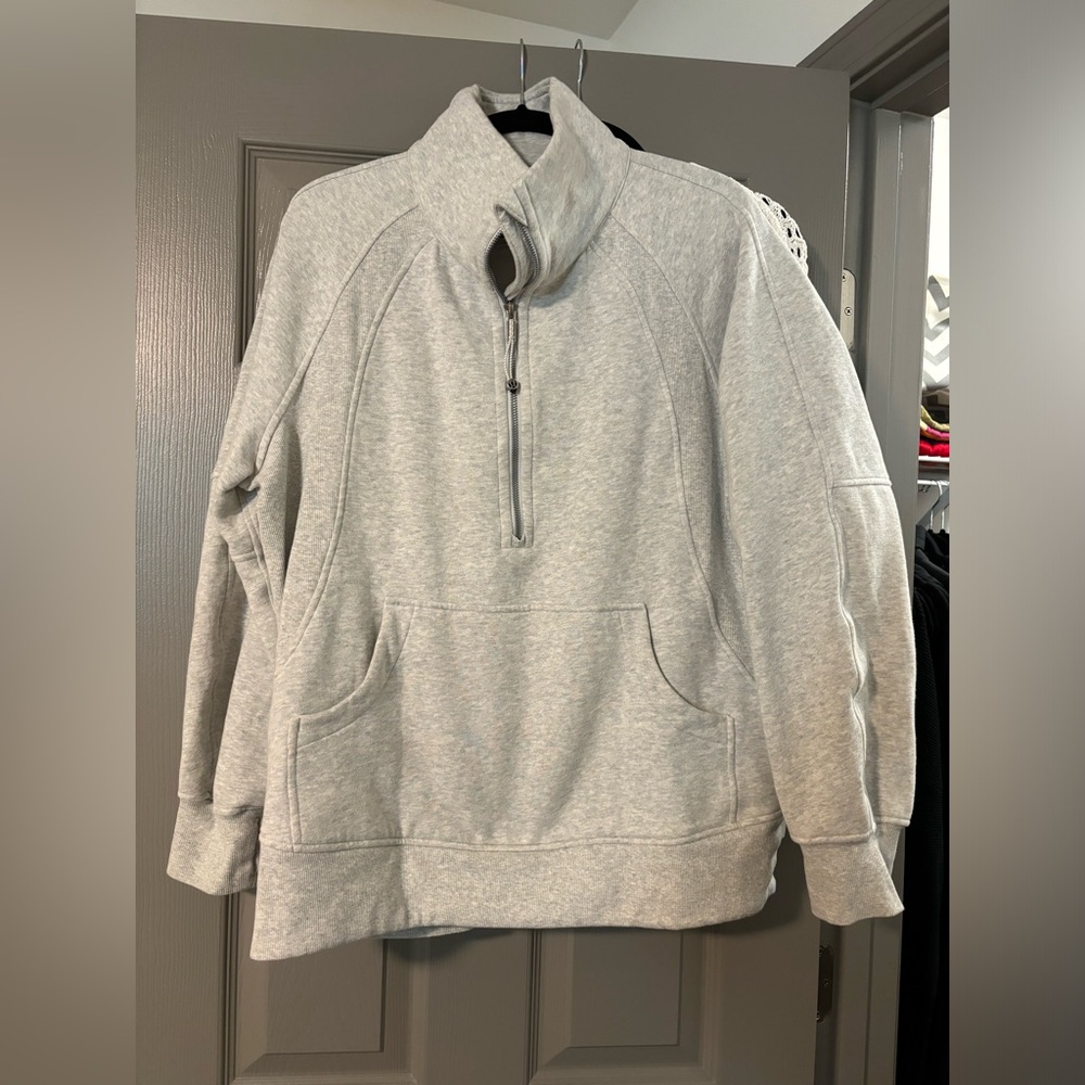 Lululemon oversized scuba funnel neck half zip **LONG**